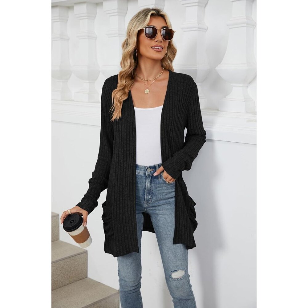 Women’s Lightweight Polyester Open Front Cardigan… - image 6